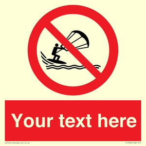 Custom No kite surfing